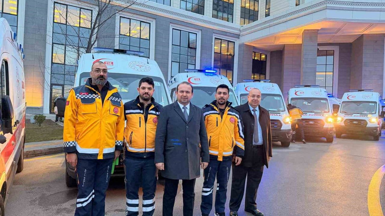 Aydın’a Tahsis Edilen Yeni Ambulanslar Hizmete Başladı