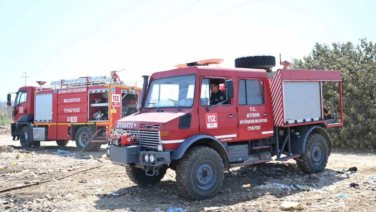 Aydın İtfaiyesi 2025'te 29 bin 200 Müdahale