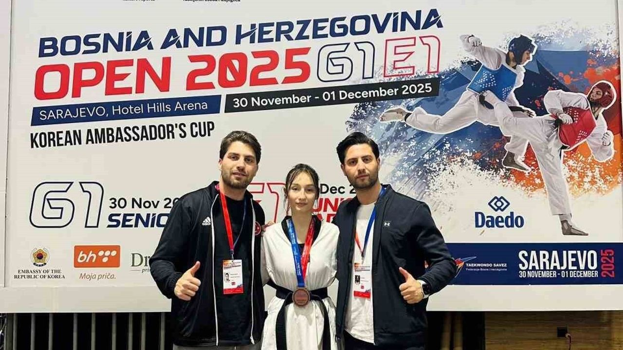 Ayşe Kavlak Saraybosna'da Bosnia and Herzegovina Open G1 2025'te üçüncü oldu