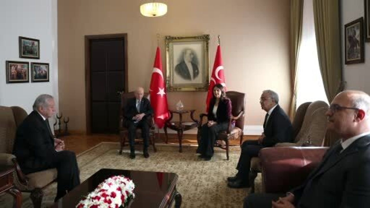 Bahçeli, DEM Parti heyetini kabul etti