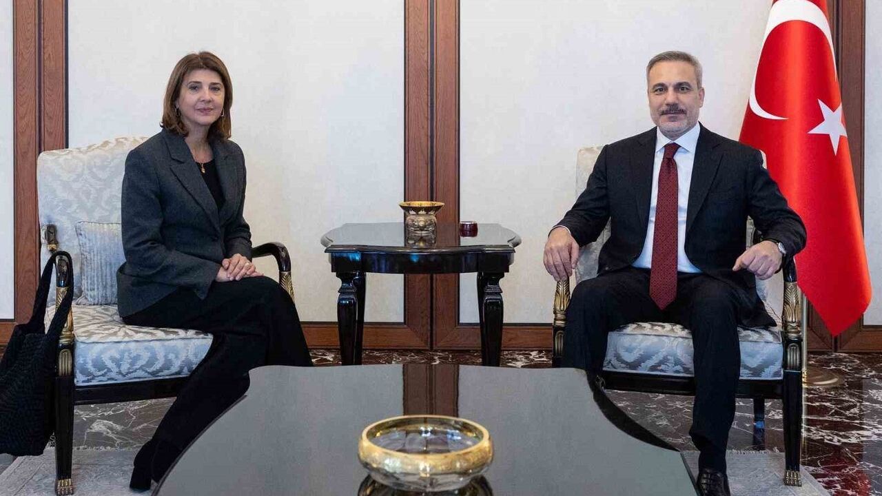 Bakan Fidan, BM Kıbrıs Şahsi Temsilcisi Holguin Cuellar'ı kabul etti