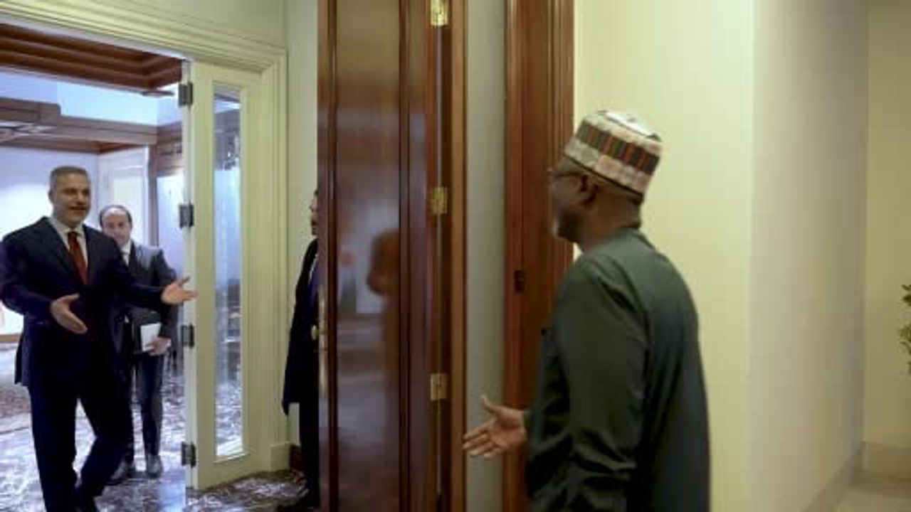 Bakan Fidan, Nijerli Bakan Bakary Yaou Sangare ile Ankara'da Görüştü