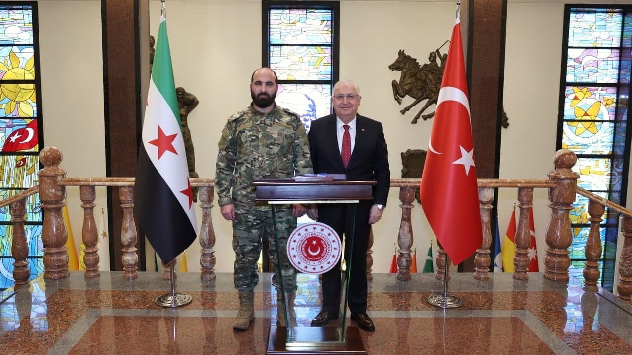 Bakan Güler, Suriye Genelkurmay Başkanı Nureddin Ali Na’san’ı Ankara'da kabul etti