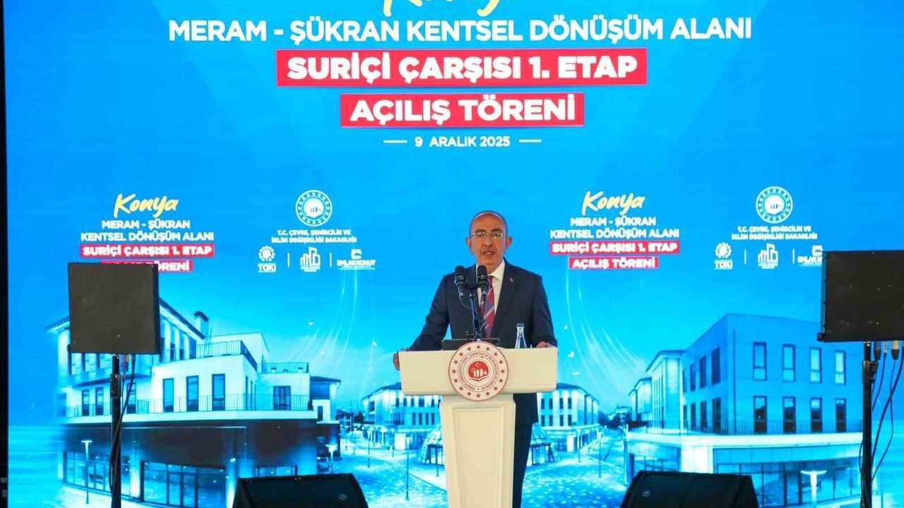 Bakan Kurum Suriçi Çarşısı 1. Etabının açılışını yaptı