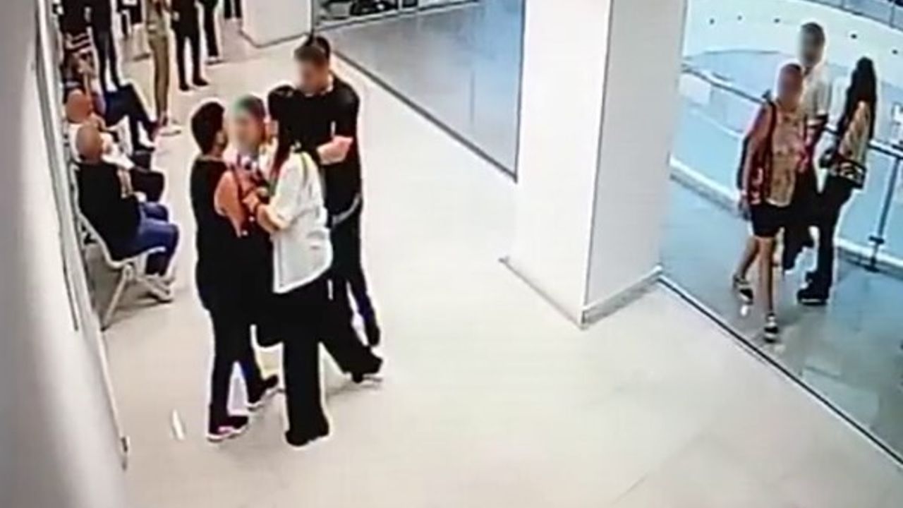 Bakırköy Adliyesi'nde velayet duruşması sonrası kavga: O anlar kamerada