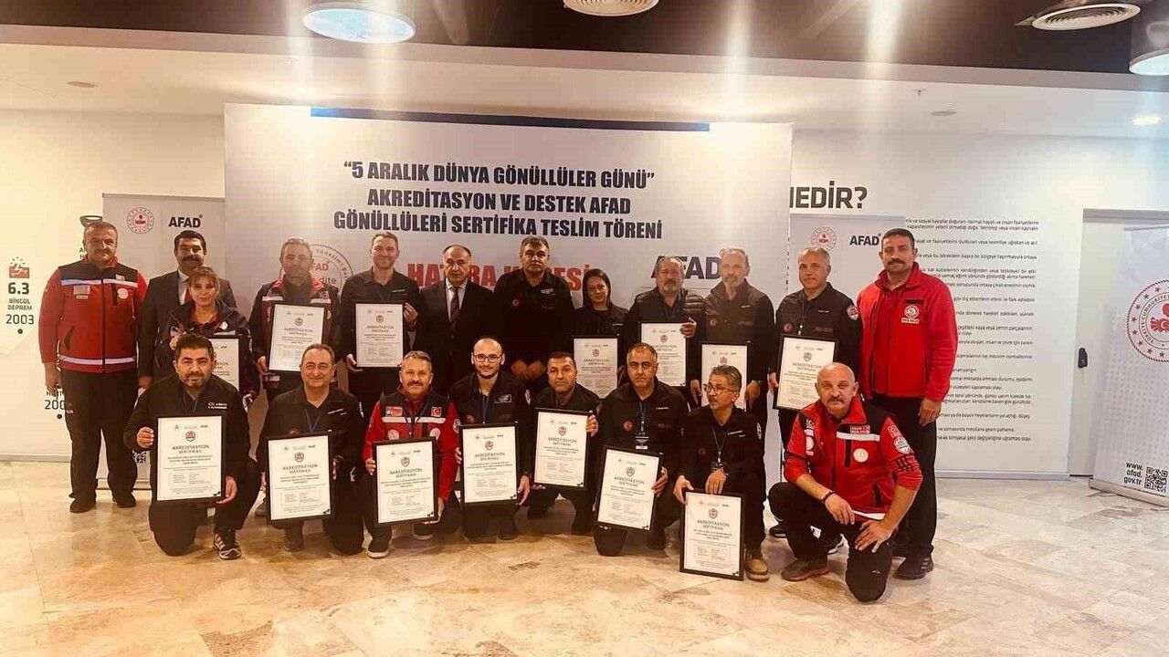 Balıkesir Arama ve Kurtarma Ekibi Akredite Edildi