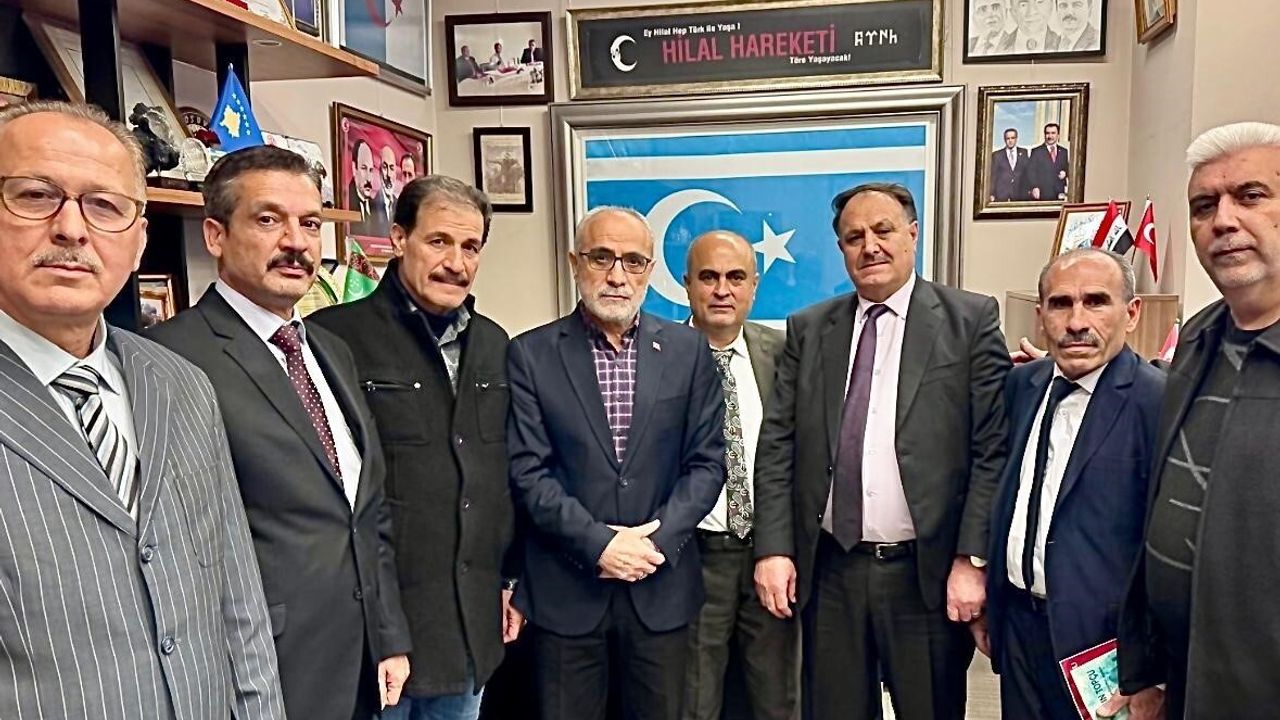 Başdanışman Yalçın Topçu, Suriye Türkmenleri Heyetini Makamında Kabul Etti