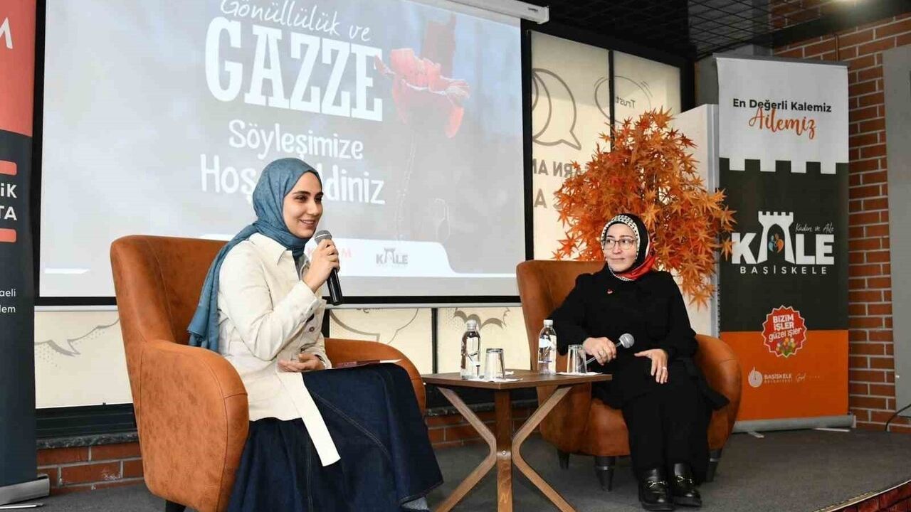 Başiskele'de 'Gönüllülük ve Gazze' söyleşisi yapıldı