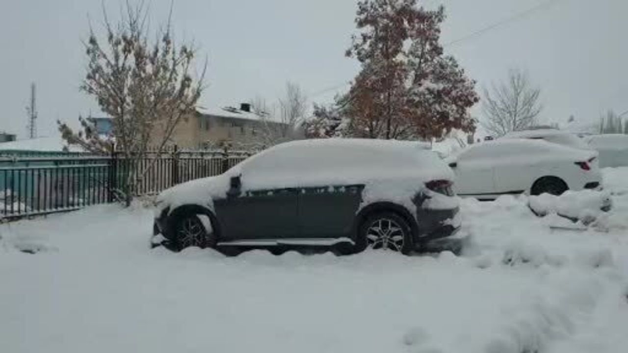 Başkale'yi beyaz örtü kapladı