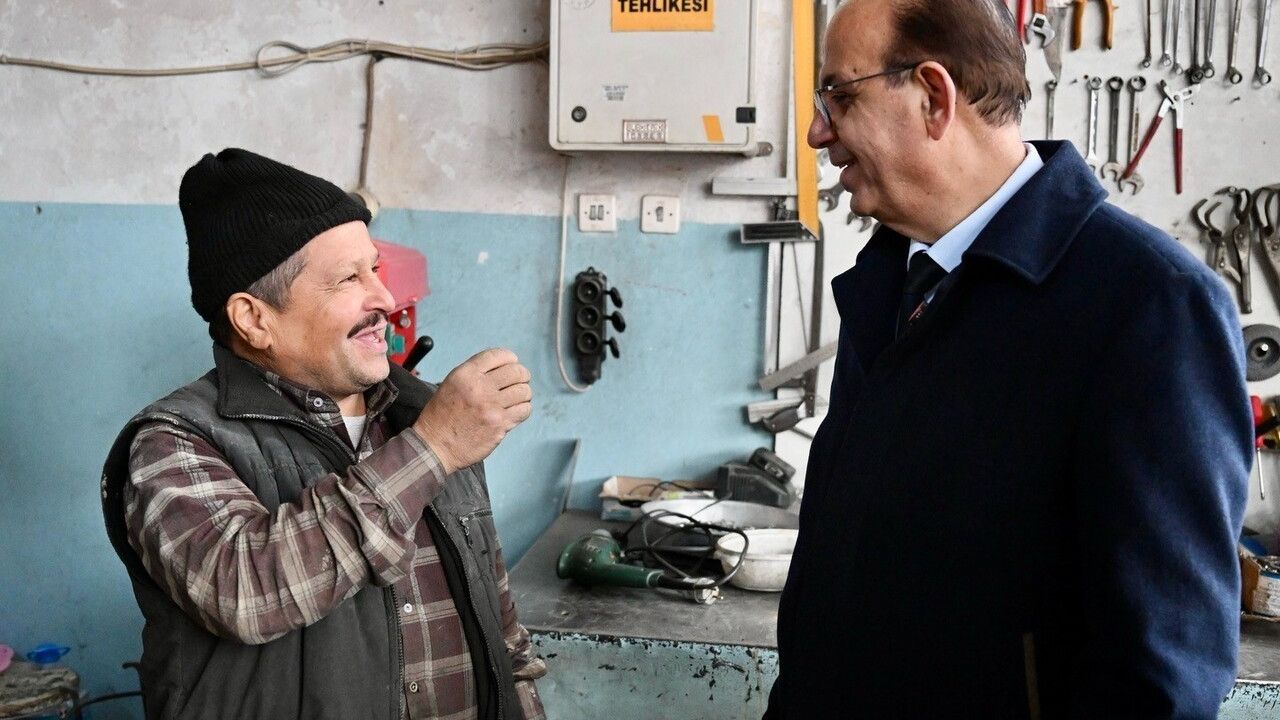Başkan Geçit ÖZSAN Sanayi Sitesi Esnafını Ziyaret Etti