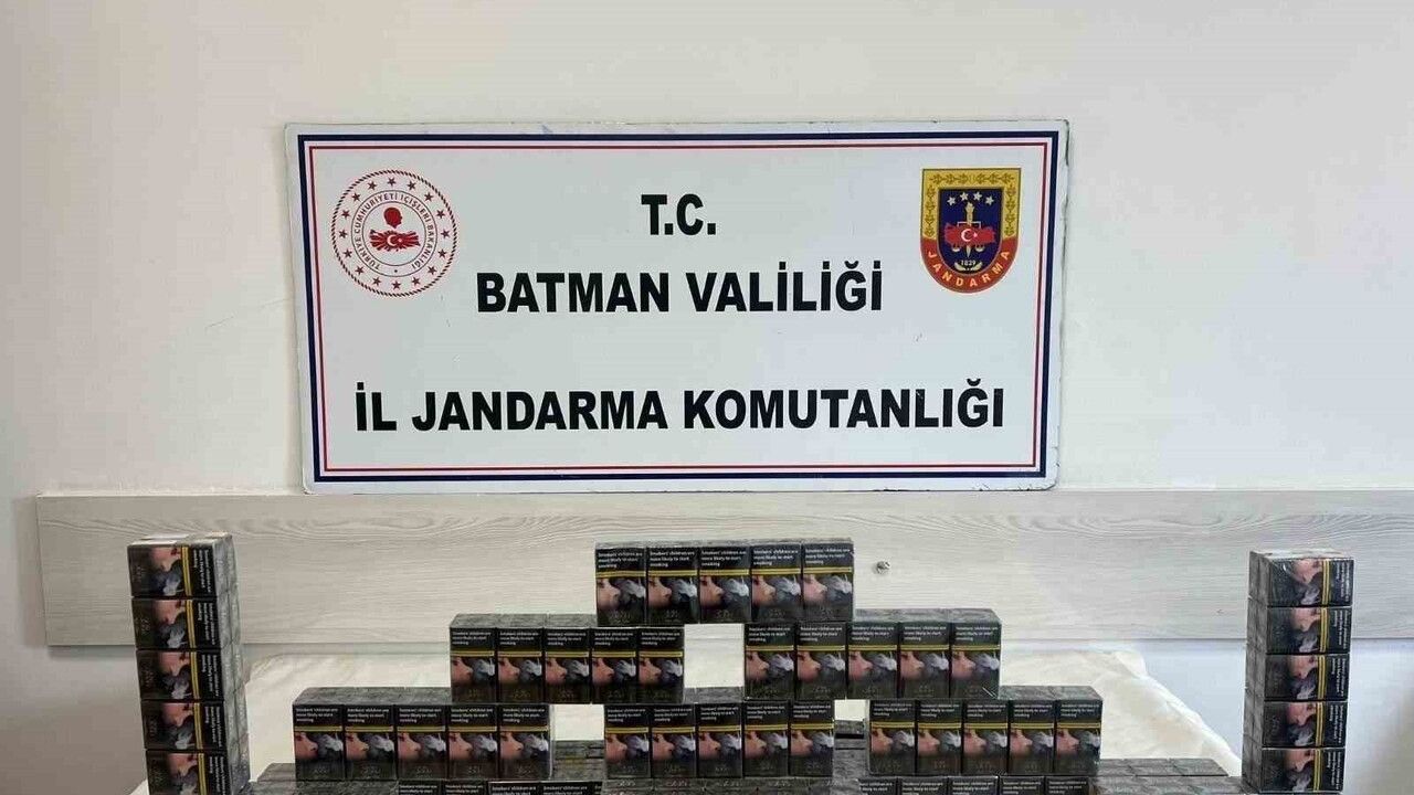 Batman'da yol kontrollerinde 13 bin 176 paket kaçak sigara ele geçirildi