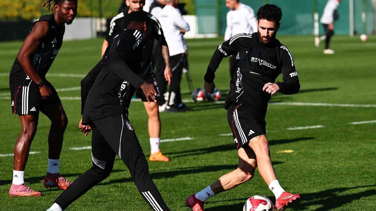 Beşiktaş, Gaziantep FK maçı öncesi hazırlıklarını sürdürdü