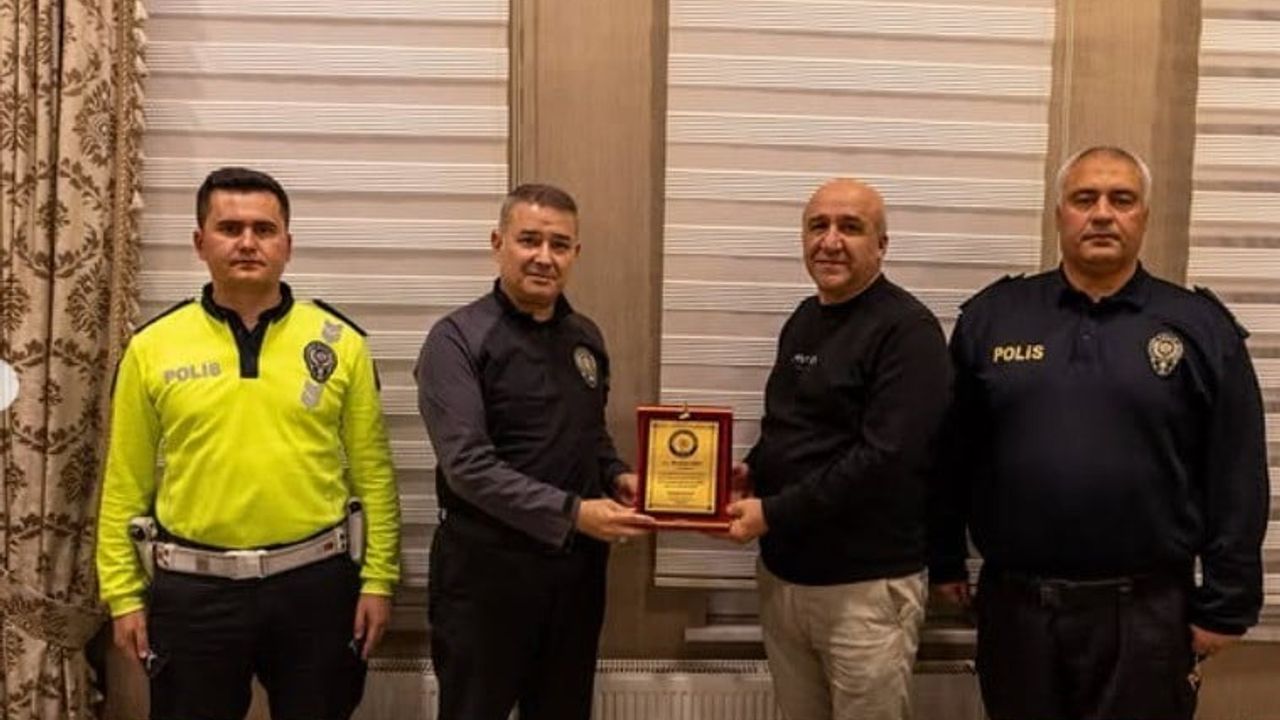 Bilecik Emniyet Müdürlüğü'nde emekliye ayrılan personele veda töreni