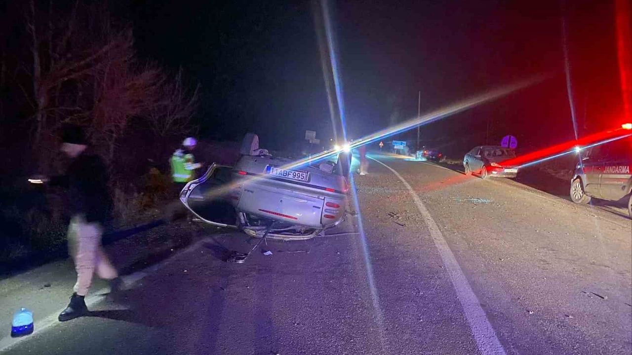 Bilecik'te kontrolden çıkan otomobil takla attı: Alkollü sürücü ağır yaralandı