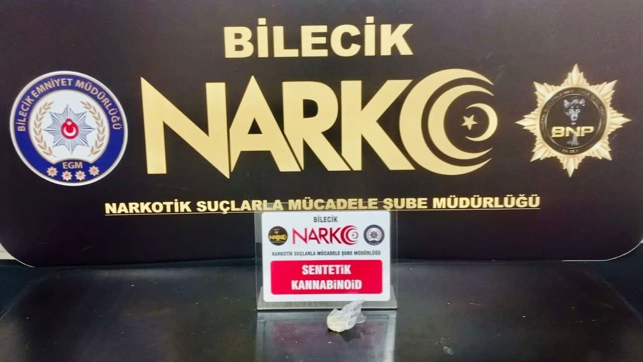Bilecik'te Narkotik Operasyonu: 1 Kişi Gözaltında