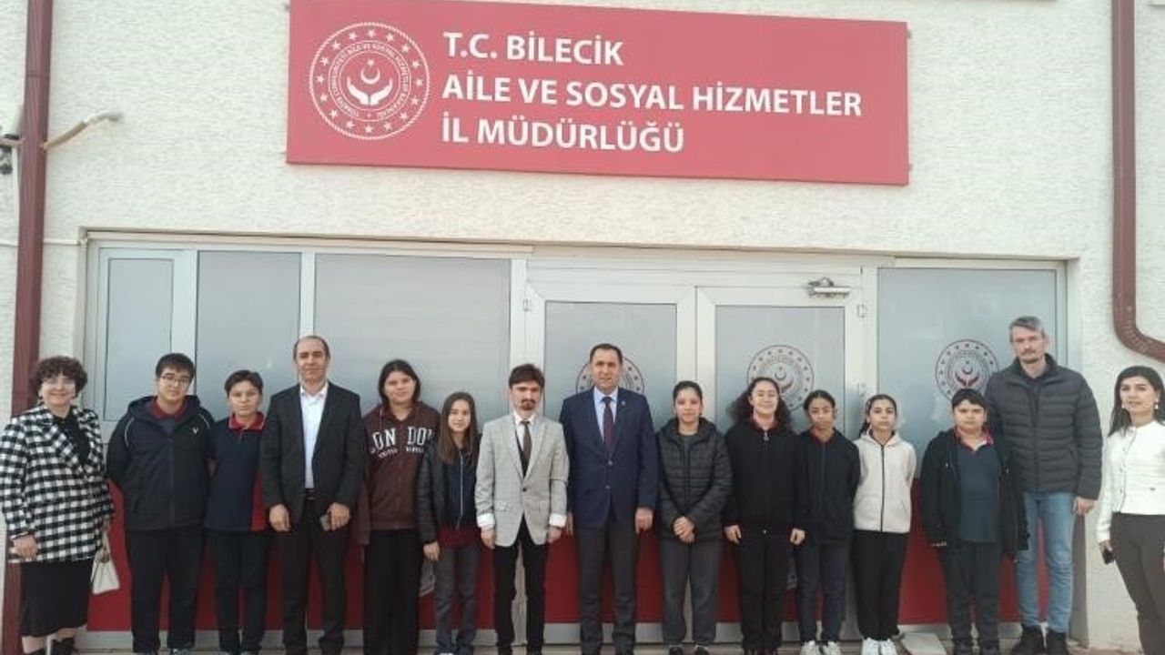 Bilecik'te öğrenciler sosyal hizmetleri yerinde tanıdı