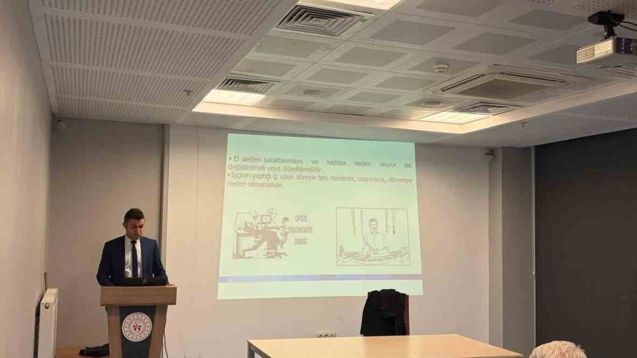 Bilecik’te personele iş sağlığı ve güvenliği eğitimi