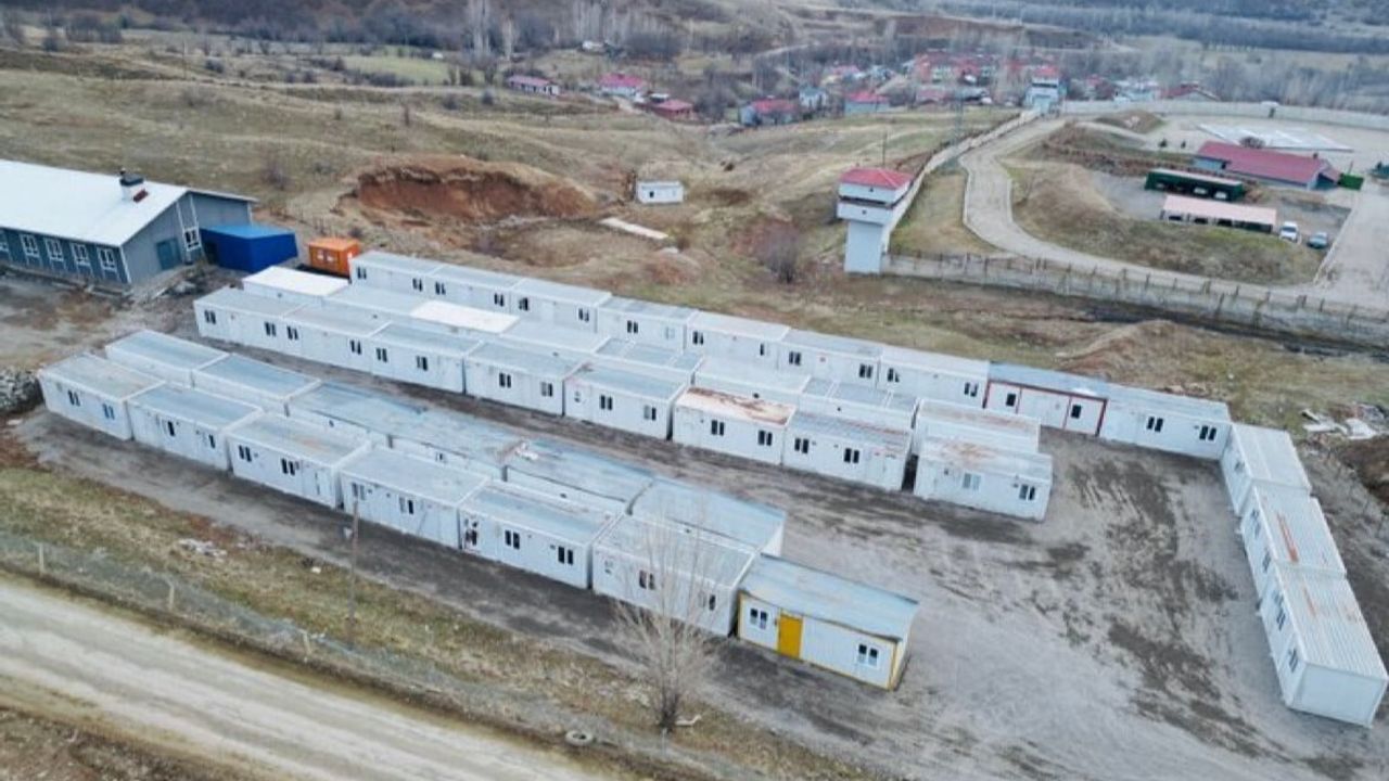Bingöl’de deprem hazırlıkları: Konteyner kent alanları hazır tutuluyor