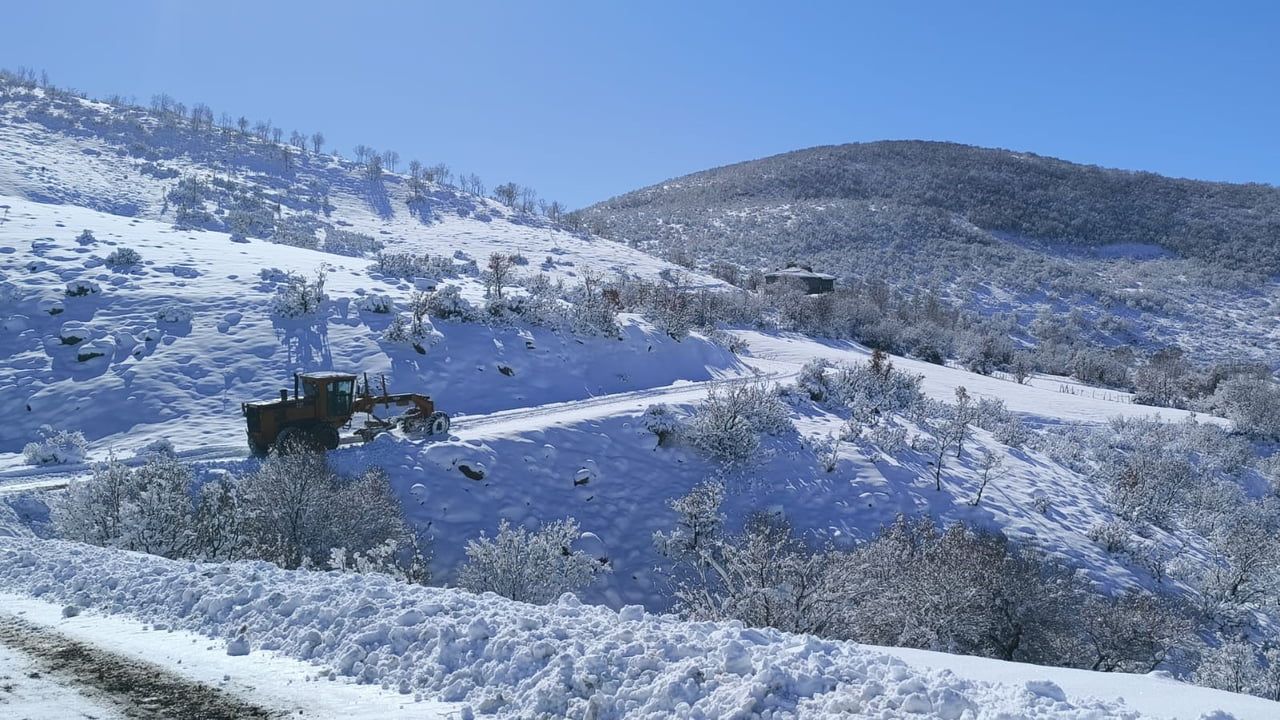 Bingöl'de karla mücadele: Kapanan köy yolları açılıyor