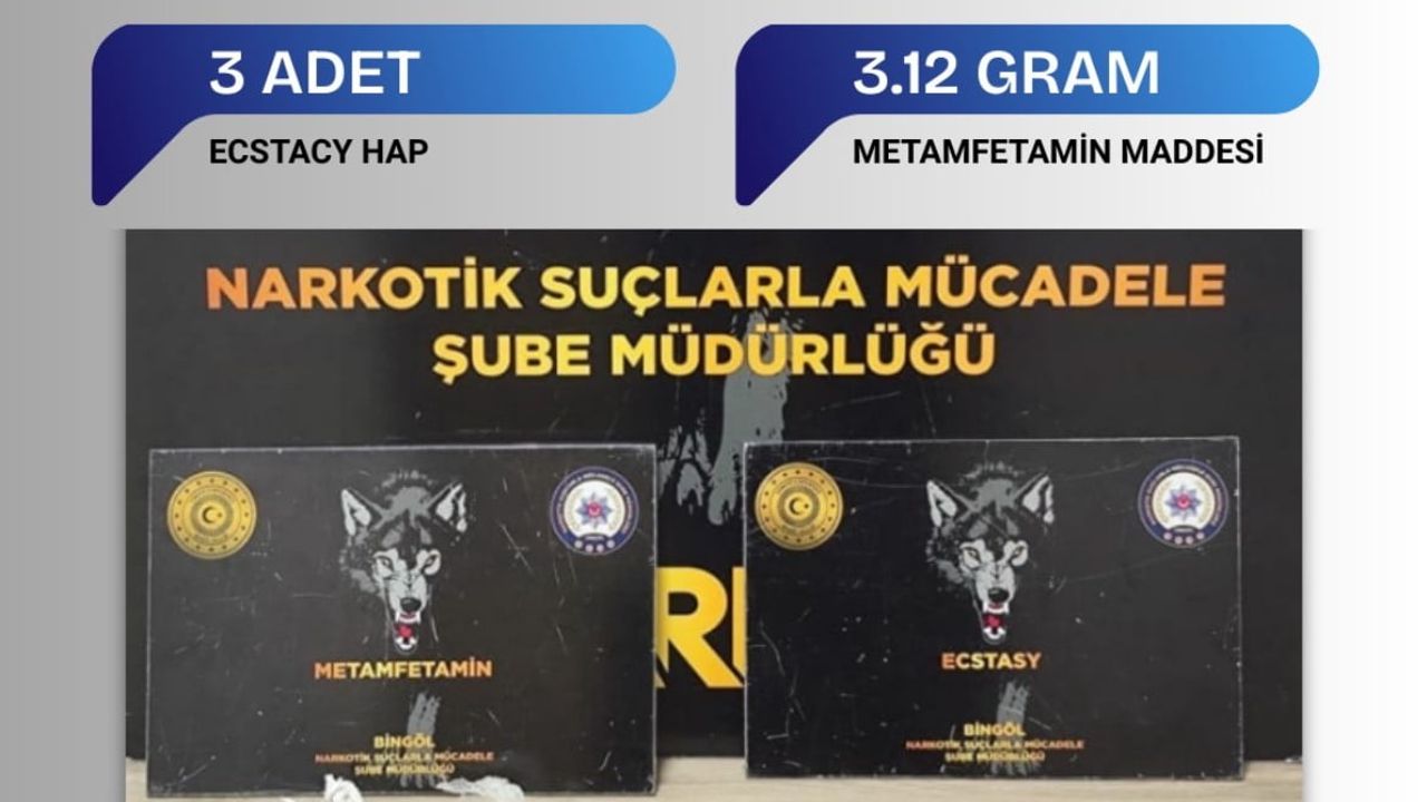 Bingöl'de narkotik operasyonu: 1 kişi tutuklandı