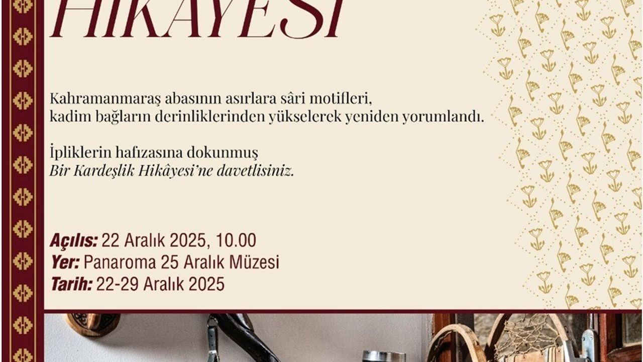 Bir Kardeşlik Hikâyesi: Maraş Abası Motifleriyle 15 Eser Gaziantep Panorama'da