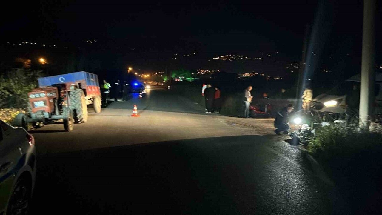 Bozdoğan'da motosiklet ile traktör çarpıştı: 33 yaşındaki kadın hayatını kaybetti