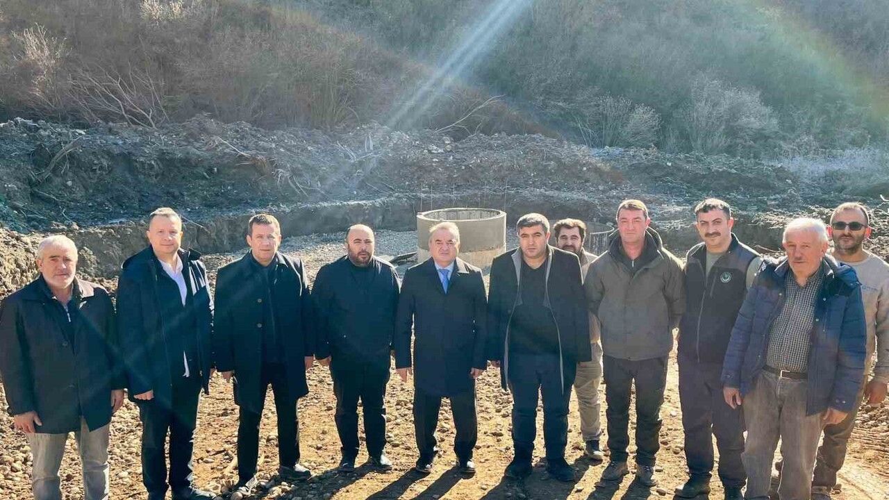 Bozüyük’te Darıdere Köyü altyapı yatırımları yerinde incelendi