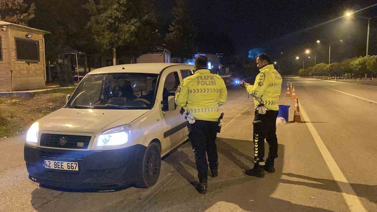 Burdur'da alkollü sürücüye 6 ay ehliyetine el konuldu