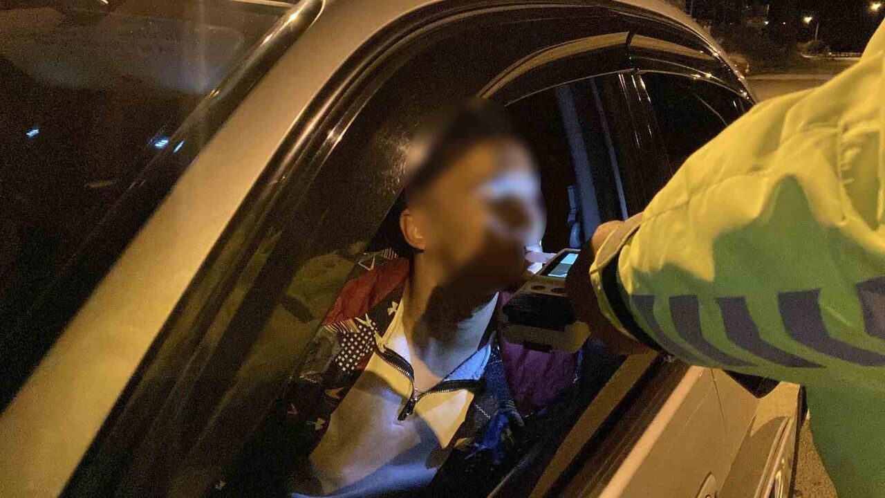 Burdur-Fethiye yolunda alkollü sürücü 1.97 promille yakalandı, ehliyete 6 ay el konuldu