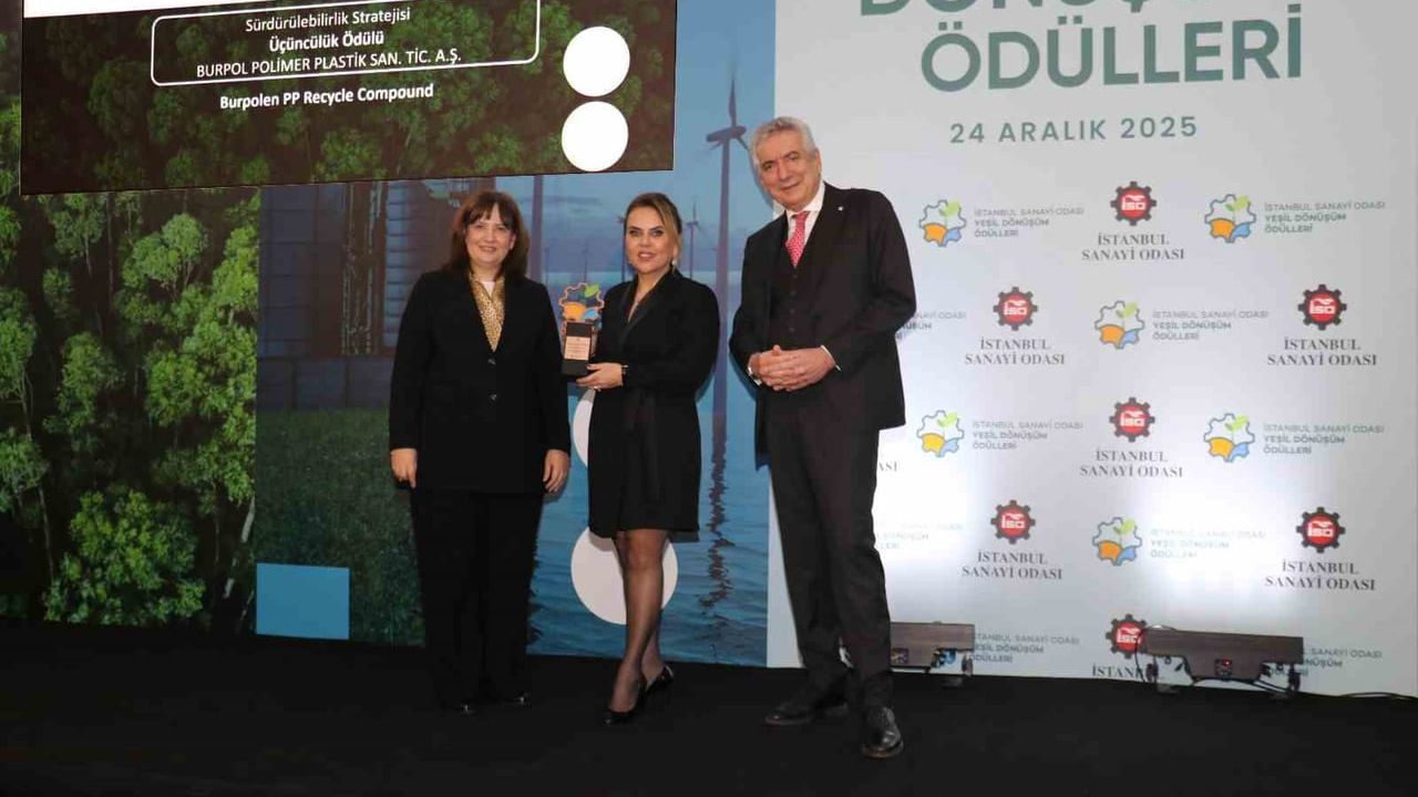 Burpol Polimer Plastik, İSO Yeşil Dönüşüm'de 'Sürdürülebilirlik Stratejisi' kategorisinde 3.’lük aldı