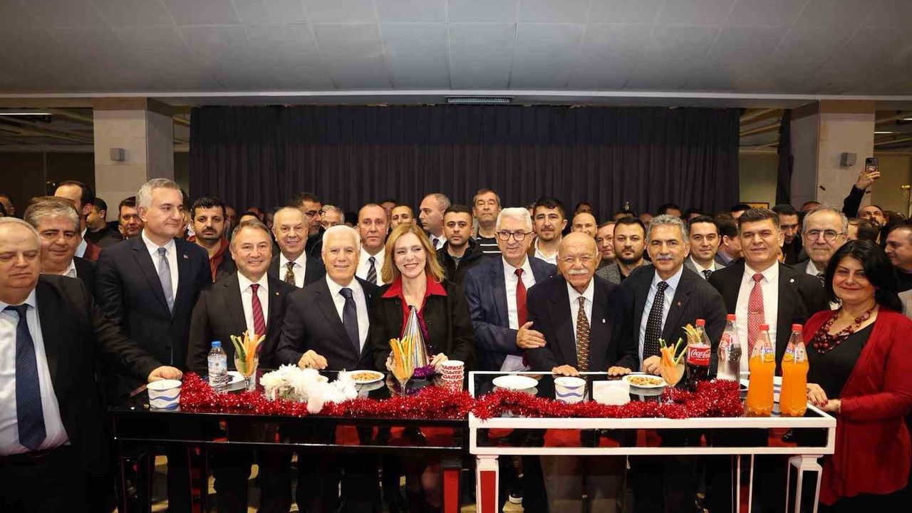 Bursa Büyükşehir’de personel yeni yılı birlikte karşıladı