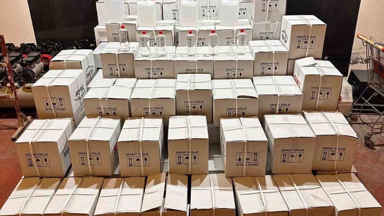 Bursa'da 1.200 Litre Etil Alkol Ele Geçirildi