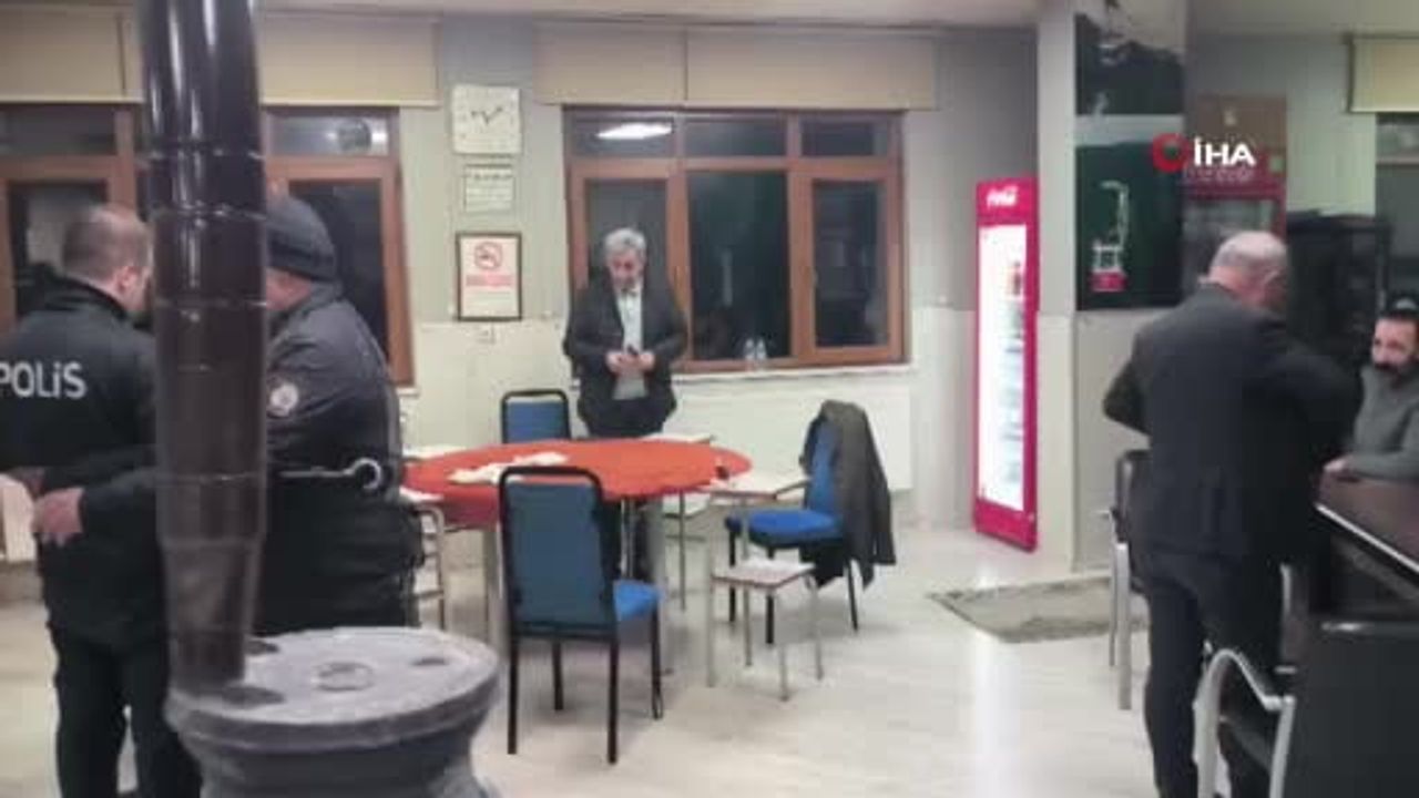 Bursa'da 300 polisle kumar denetimi: 200 iş yeri kontrol edildi