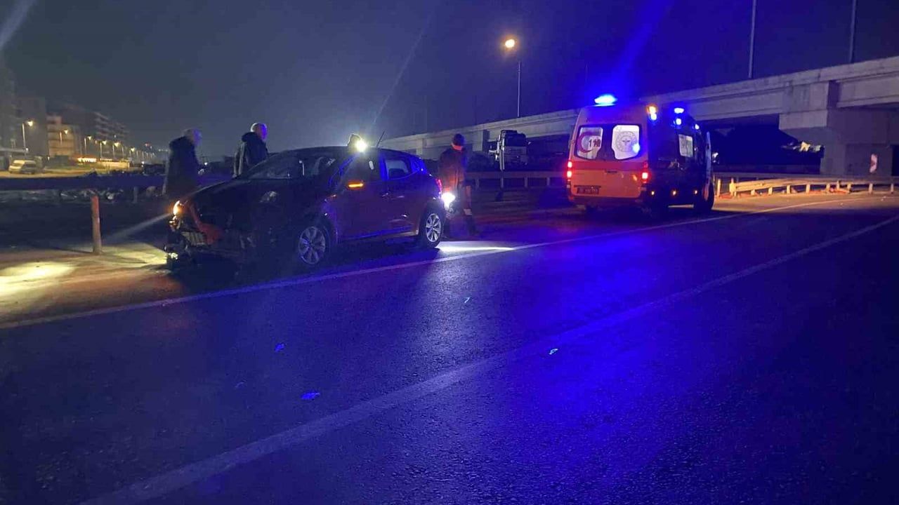 Bursa'da alkollü sürücü bariyerleri aşarak karşı şeride geçti: 1 ağır yaralı