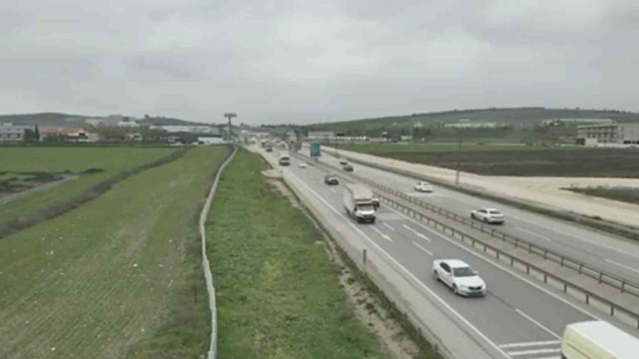 Bursa'da dron destekli trafik denetimi