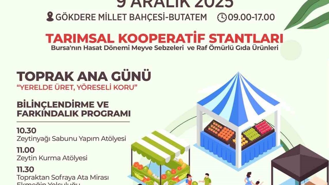 Bursa Tarım Şenliği 9 Aralık'ta: Yerel Ürünler ve Kırsal Kalkınma