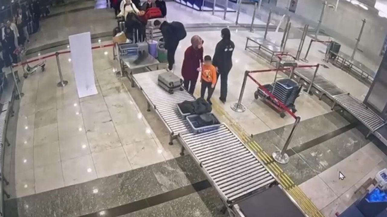 Büyükçekmece Adliyesi'ndeki hırsızlık firarisi Erdal Timurtaş ve eşinin havalimanı görüntüleri ortaya çıktı