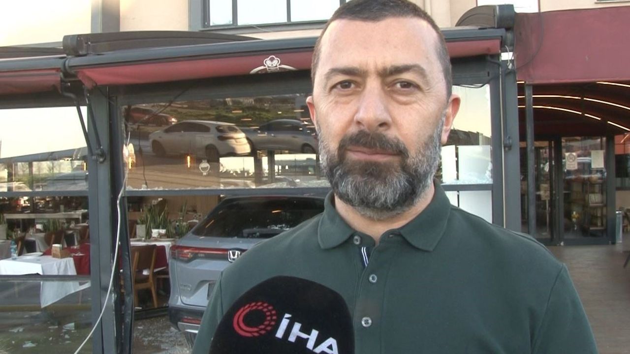 Cahit Berkay'ın aracının restorana girmesi: İşletmecinin anlattıkları