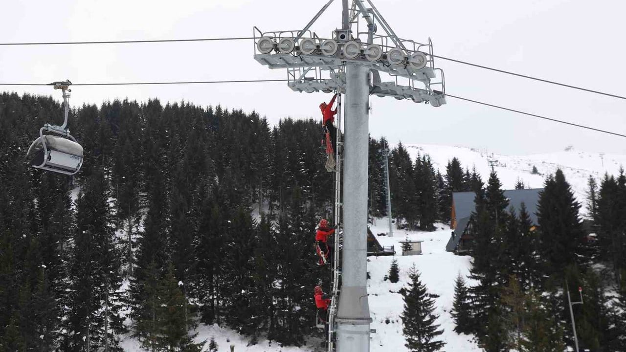 Çambaşı'nda Telesiyej Kurtarma Tatbikatı: Sezona Hazırlık