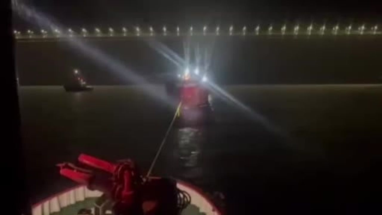 Çanakkale Boğazı’nda 110 metre uzunluğundaki ENIF gemisi makine arızası yaptı