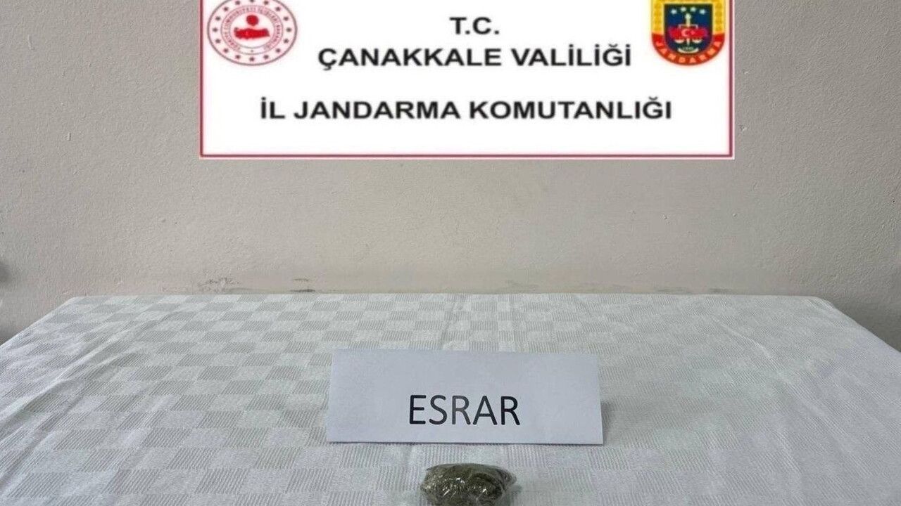 Çanakkale'de uyuşturucu operasyonu: 2 şüpheli tutuklandı