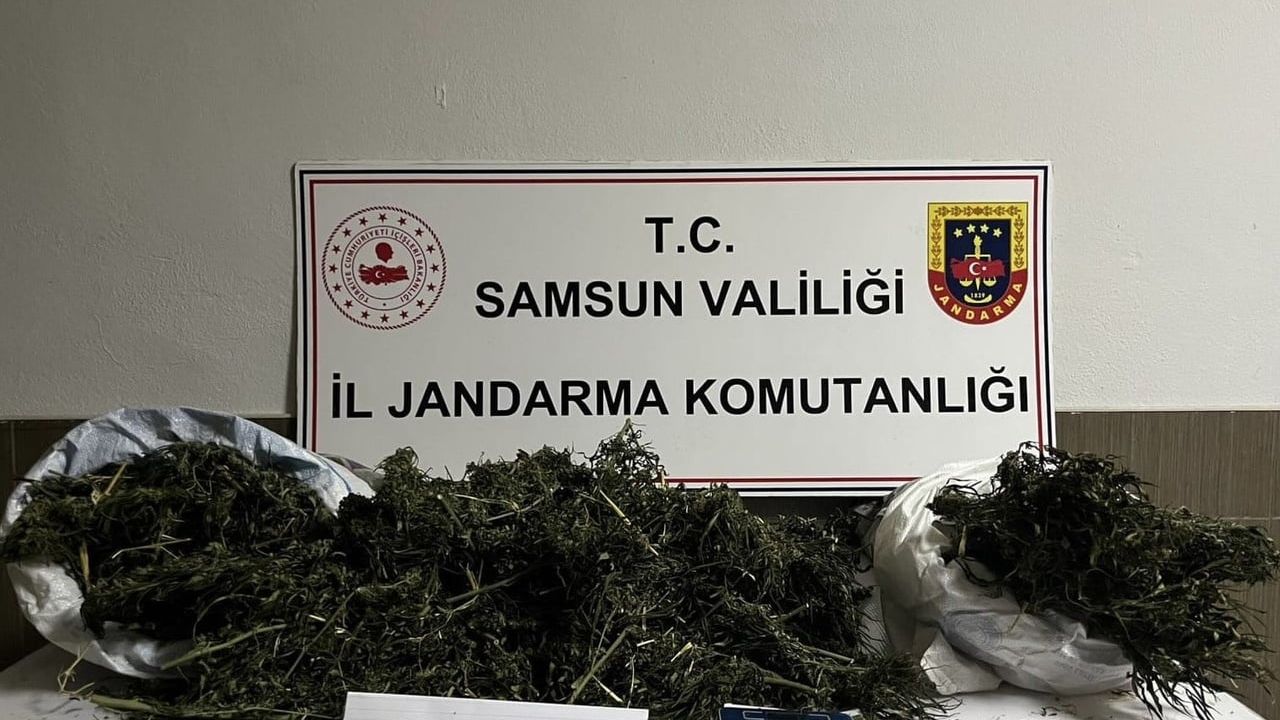 Çarşamba'da cezaevindeki şahsın evinde 3 kilo 515 gram esrar ele geçirildi