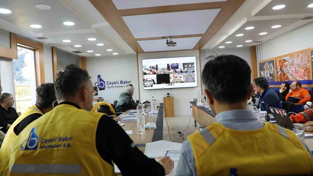 Çayeli Bakır'da 3. Seviye Acil Durum Tatbikatı gerçekleştirildi