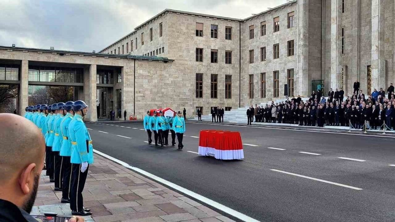 Cemal Öztürk için TBMM'de cenaze töreni