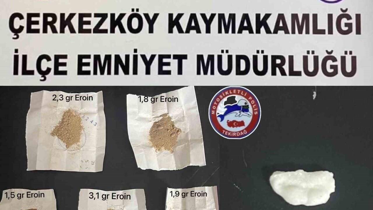 Çerkezköy’de Narkotik Operasyonu: Çok Sayıda Uyuşturucu Ele Geçirildi