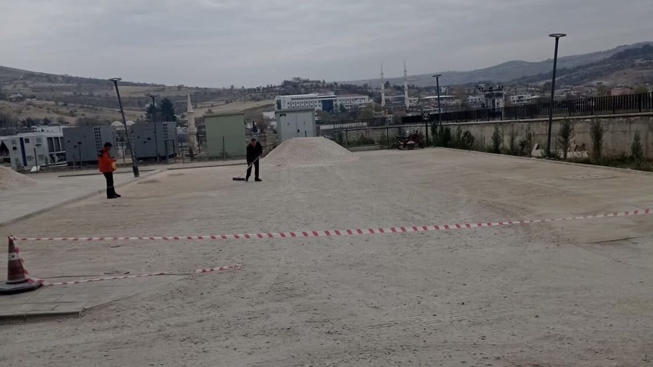 Çermik Devlet Hastanesi'nde otopark genişletiliyor