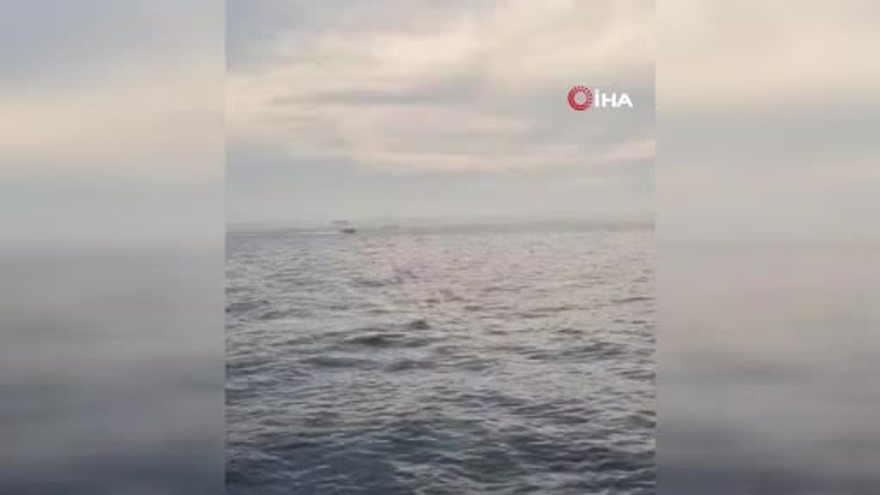 Çeşme'de Sahil Güvenlik ile mülteci botu takibi