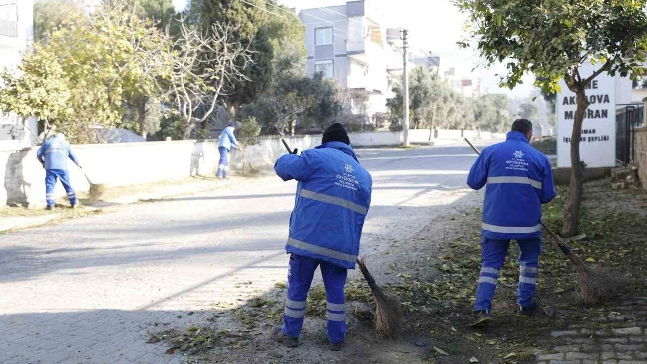 Çine'de Aydın Büyükşehir ekiplerinden kapsamlı temizlik ve bakım çalışması