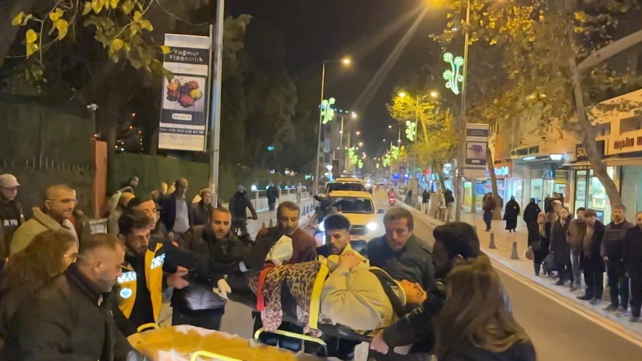 Çorlu'da motosikletin çarptığı kadın yaralandı