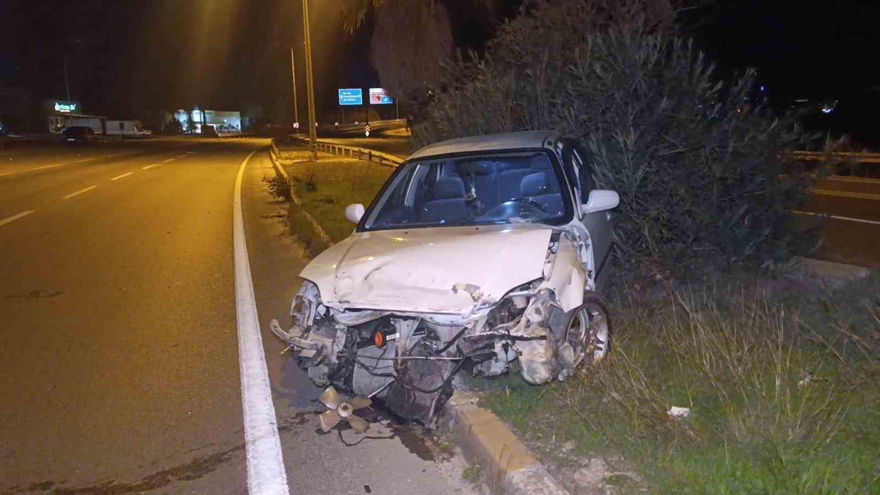 D-400'de refüjde terk edilen araç: Alkollü sürücüye ceza ve ehliyete el konuldu